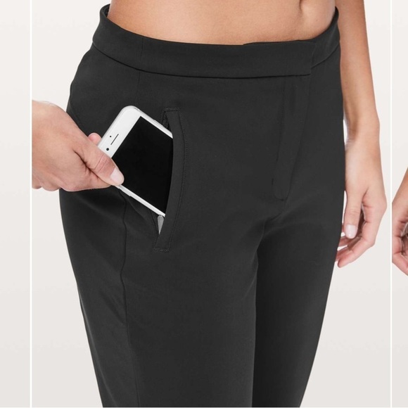 Lululemon On The Move Pant Black 6 - Picture 3 of 9